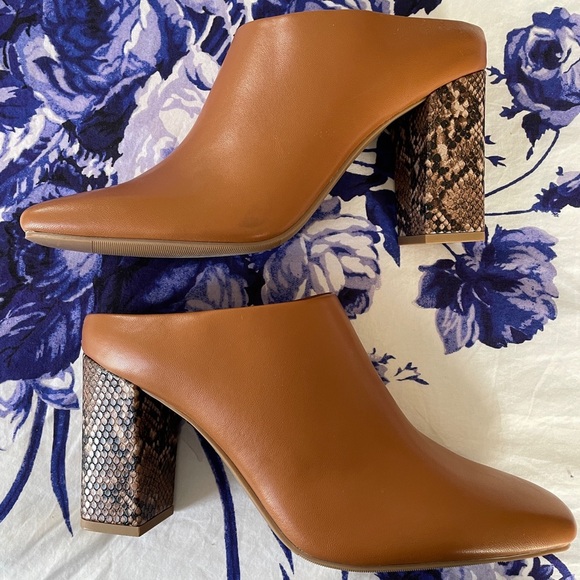 A New Day Paula Mule Heels - Picture 1 of 7